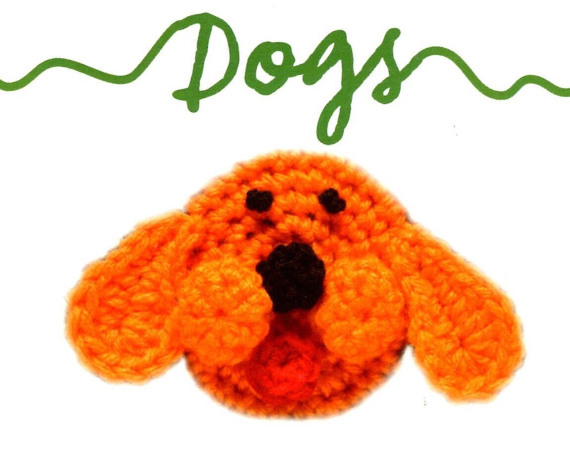 Vintage Crochet Afghan Pattern Puppy Dogs and Daisy Flower Motif Granny Squares PDF Instant Digital Download Kids Blanket 10 Ply