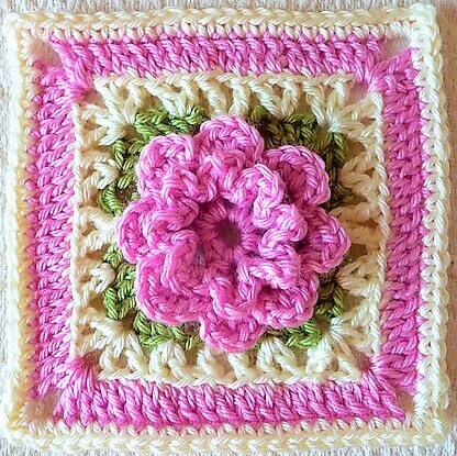 Vintage 1970s Crochet Pattern Bed of Roses Mohair Afghan and Pillow Set PDF Instant Digital Download 44x56