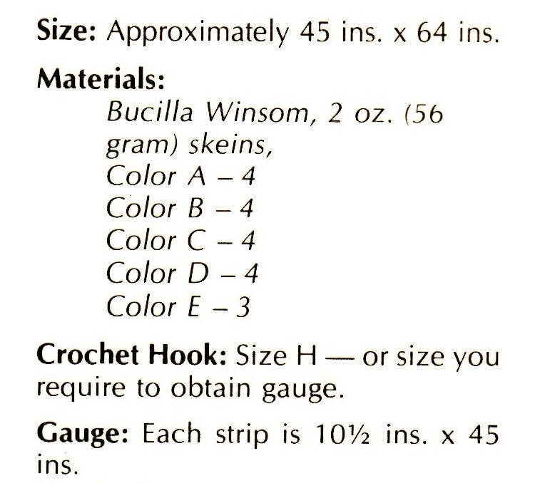 Vintage Crochet Navajo Afghan Pattern PDF Instant Digital Download Southwestern Aztec Mosaic Diamonds Design 45x64 10 Ply
