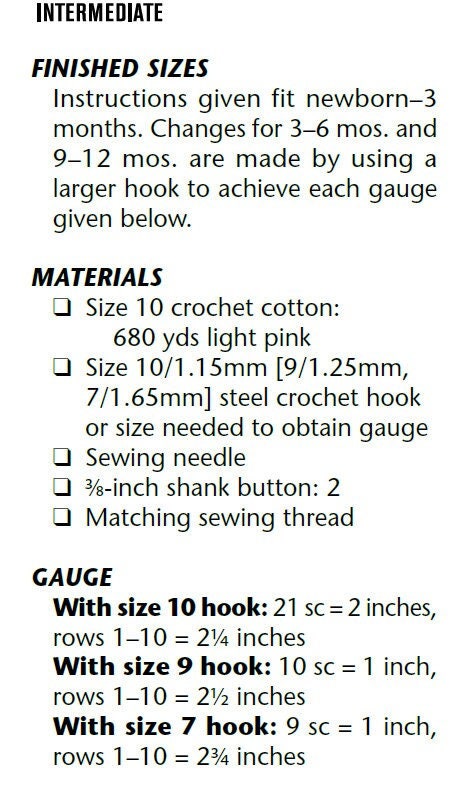 Vintage Crochet Pattern Baby Girl Pretty Frilly Floral Lace Dress PDF Instant Digital Download 3 - 12 months Cotton Thread