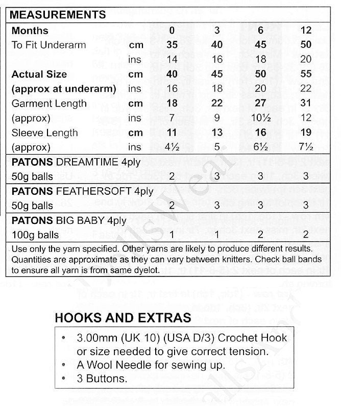 Vintage Crochet Pattern Baby Girl Pretty Eyelet Cardigan Sweater PDF Instant Digital Download Top Buttoned Birth to 12m 4 Ply