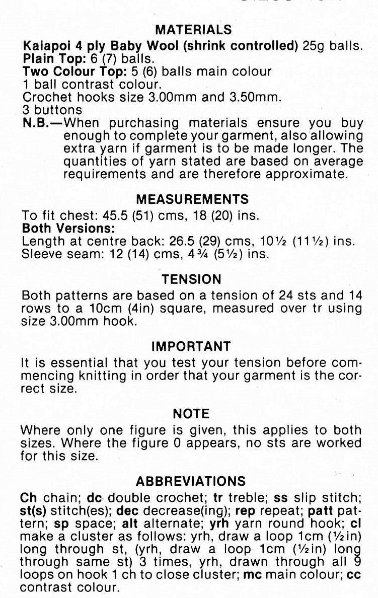 Vintage Crochet Pattern Baby Girl Lacy Angel Tops PDF Instant Digital Download Two Designs 0-18m 4 Ply