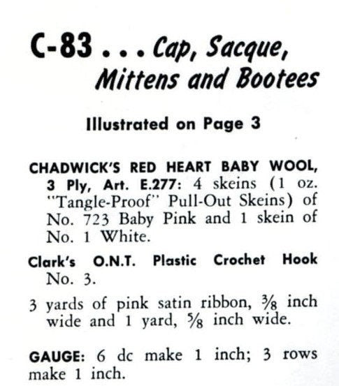 PDF Vintage Crochet Pattern Baby Girl Pink Grey Floral 5 Pc Carriage Set Instant Digital Download Jacket Bonnet Booties Mitts Blanket 3 Ply