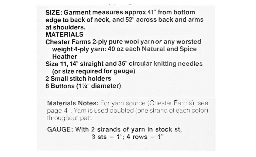 Vintage Knitting Pattern Womens Boho Hooded Poncho Coat PDF Instant Digital Download Retro Rectangle Sweater Cape 10 Ply One Size