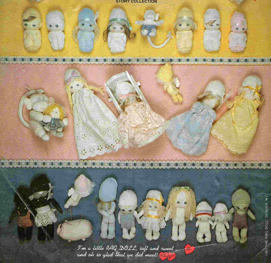 Vintage Sewing Pattern Sock Dolls To Sew PDF Instant Digital Download All Sizes Soft Sculpture Sock Toy Dolls Sock Monkey Directions