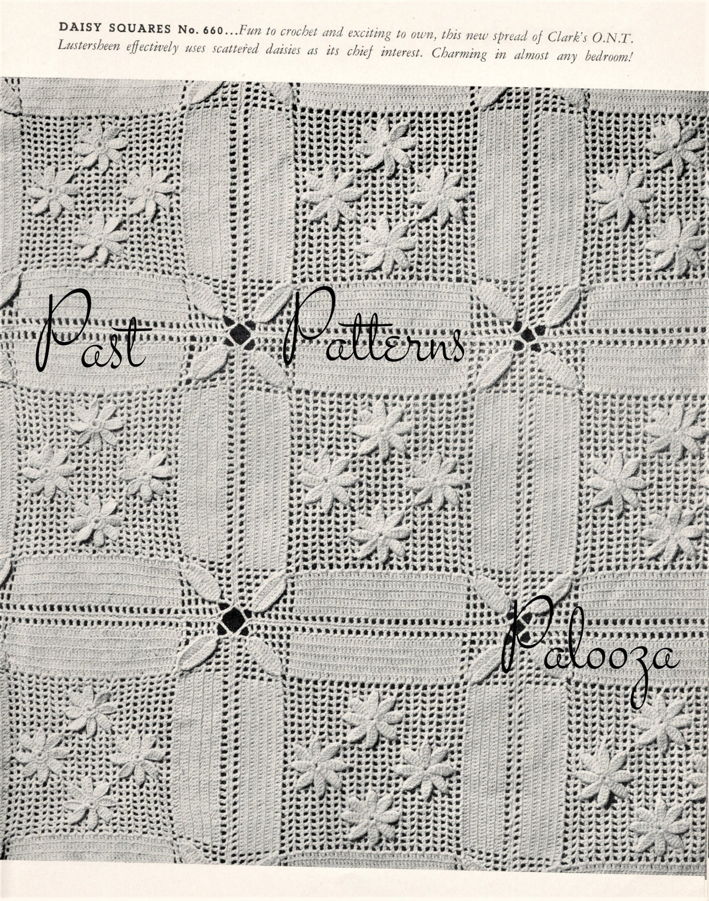 Vintage Bedspread Patterns 12 to Crochet and 2 to Knit in Cotton Thread c. 1938 PDF Instant Digital Download Heirloom Heirloom Bed Spreads