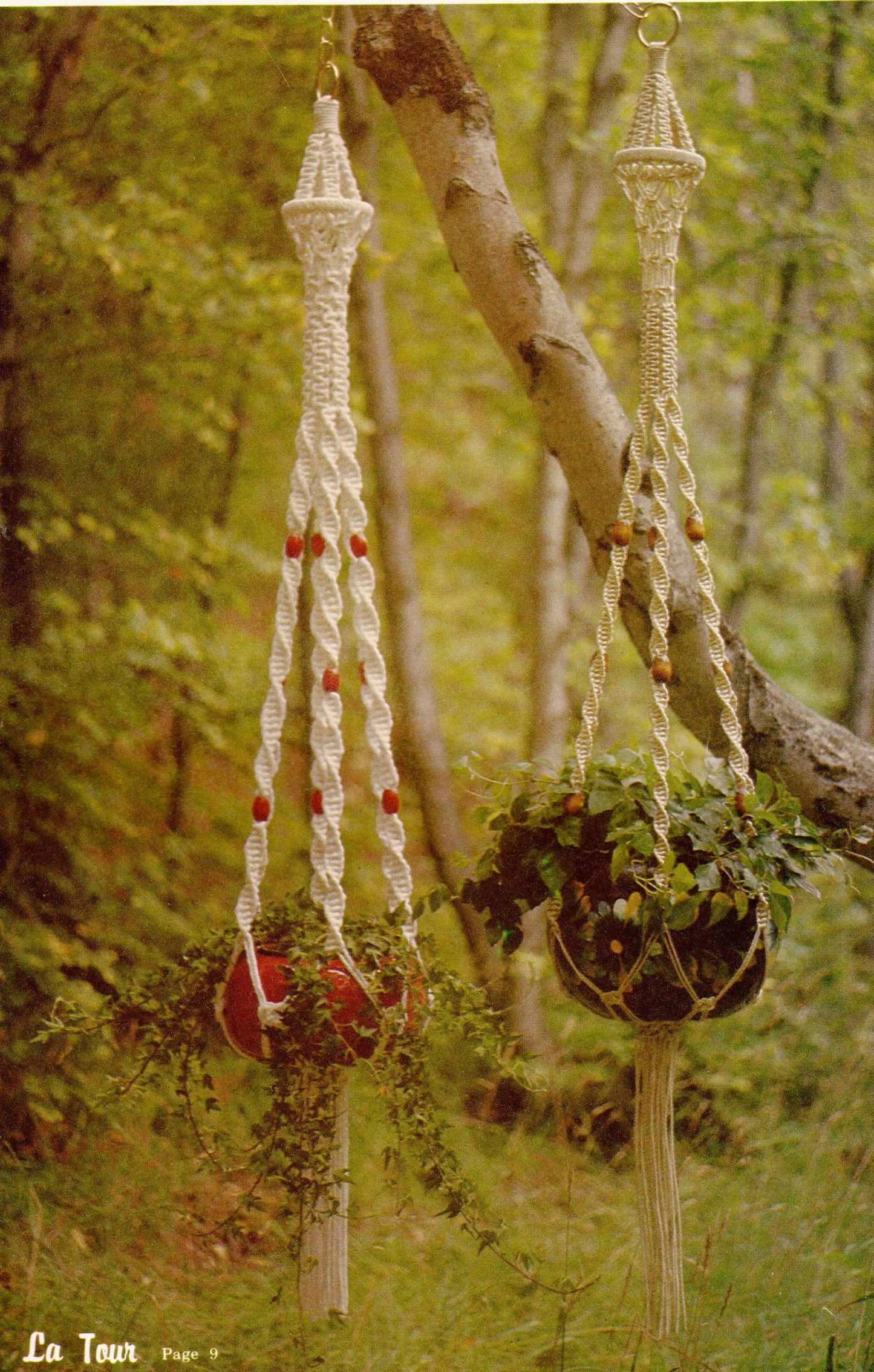 Vintage Macrame Elegance I Patterns Book 1970s Learning Knots How To Instructions PDF Instant Download 20 Projects Pot Hanger Owls Knotwork