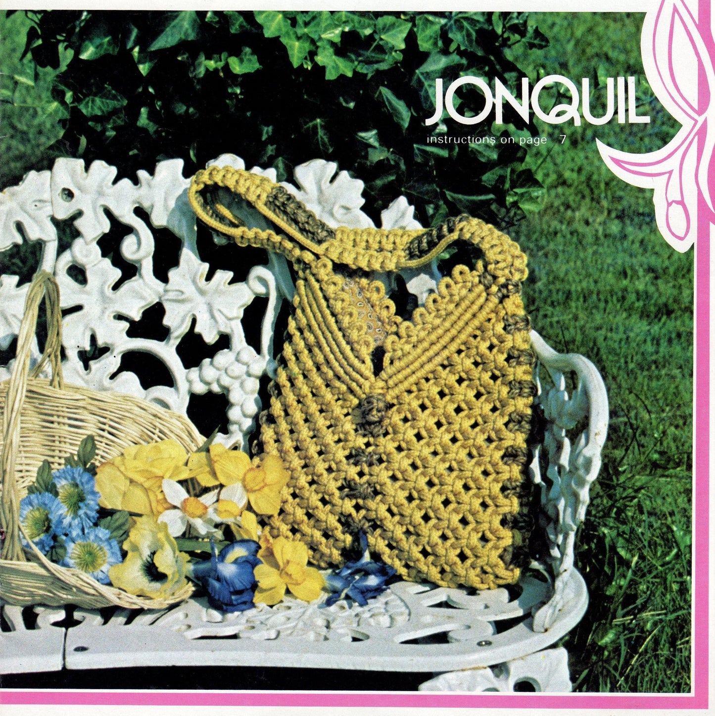 Vintage For Every Purse There Is A Season Macrame Handbags Patterns Book PDF Instant Download Retro Knots How To Instruction eBook ALL Purse