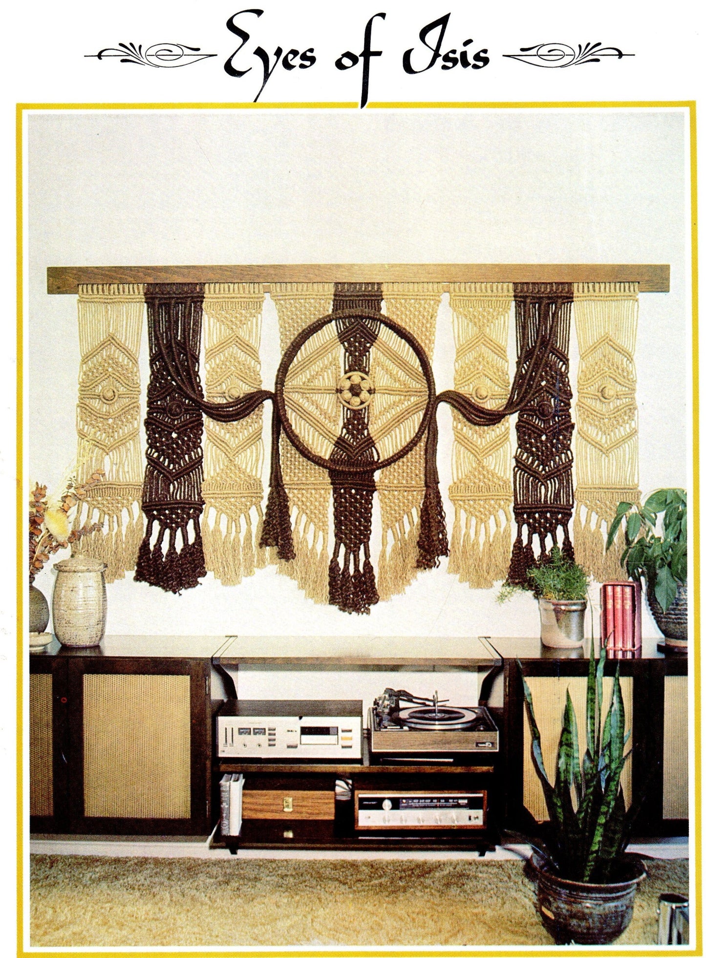 Vintage Julianos Hang It All Book 3 Macrame Patterns PDF Instant Digital Download 12 Unique Projects Pot Hangers Baby Bassinet Cradle