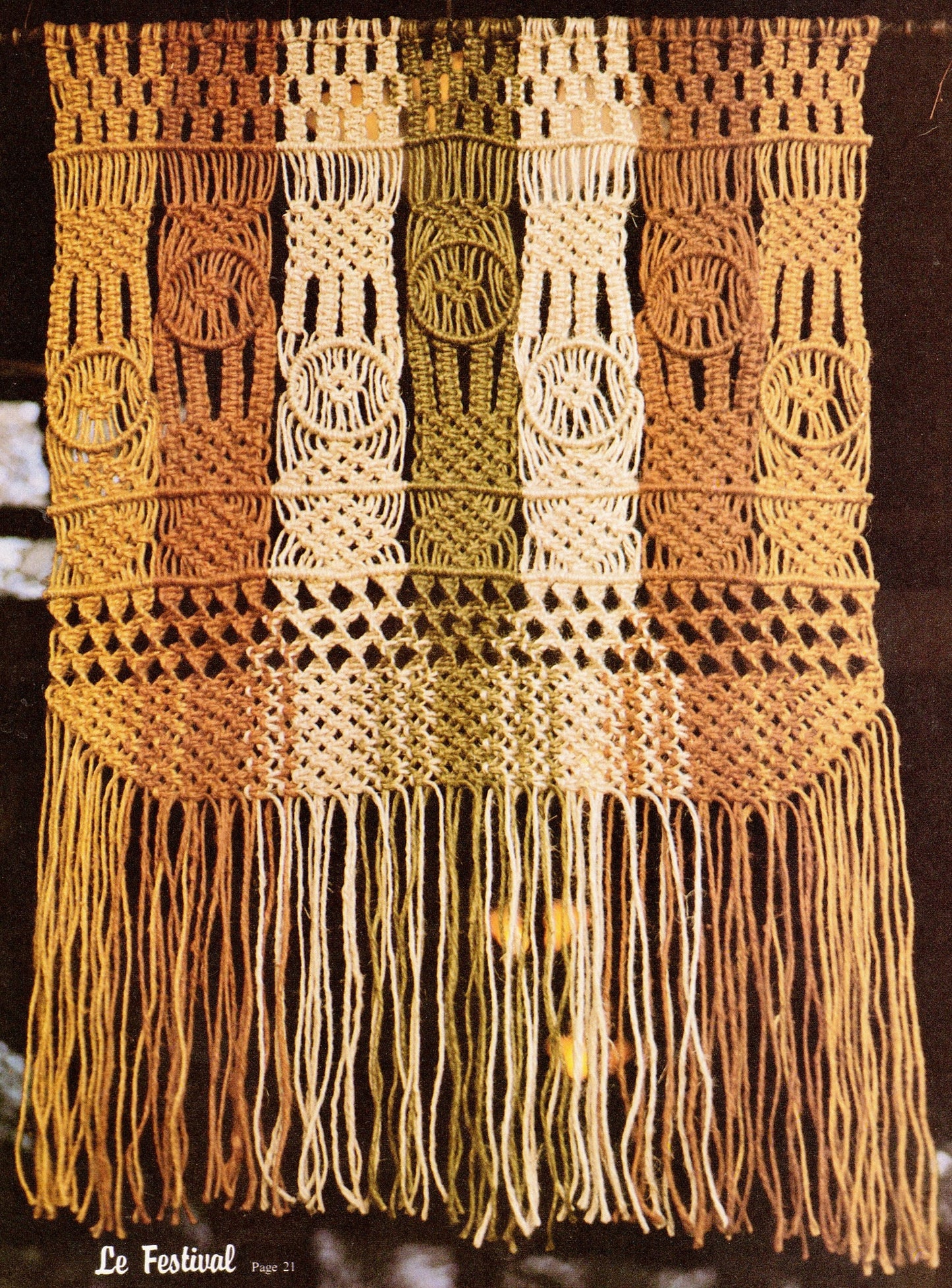 Vintage Macrame Elegance II Patterns Book PDF Instant Digital Download 26 Projects 1970s Wall Art Necklaces Pot Hanger Owls Knotwork Book 2
