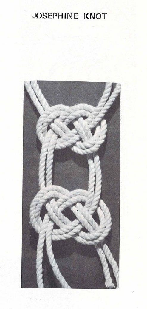 Vintage Handbook of Common Macramé Knots Instruction Book PDF Beginners Lessons How To Learn Macrame Easy To Learn Instant Digital Download