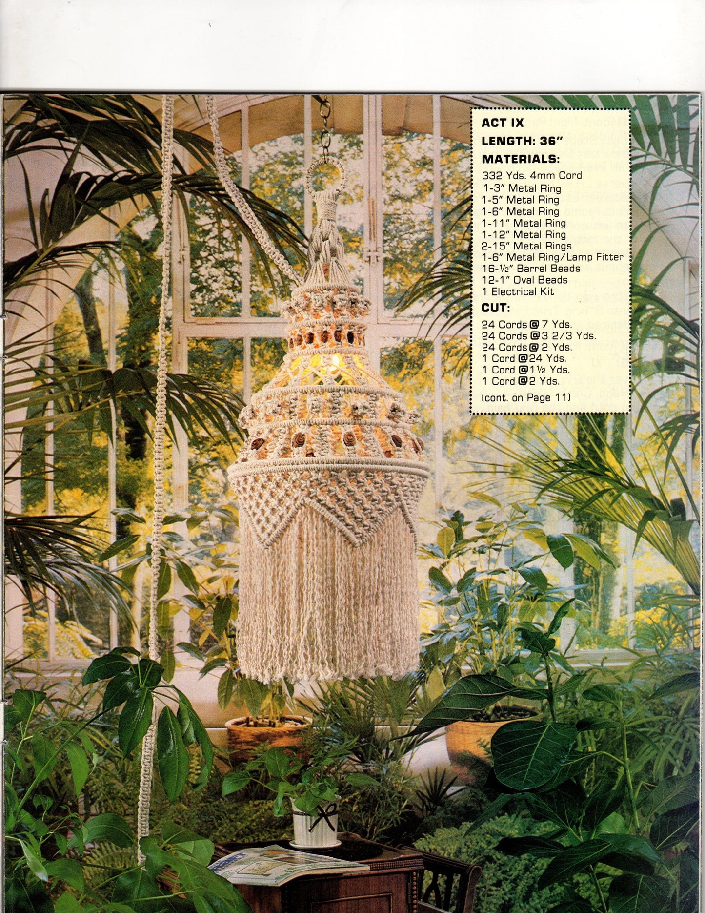 Vintage Vol 2 Classics Macrame Premiere Patterns Book PDF Instant Digital Download Star Designs Hanging Tables Birdcage 70 Qwik Knots !