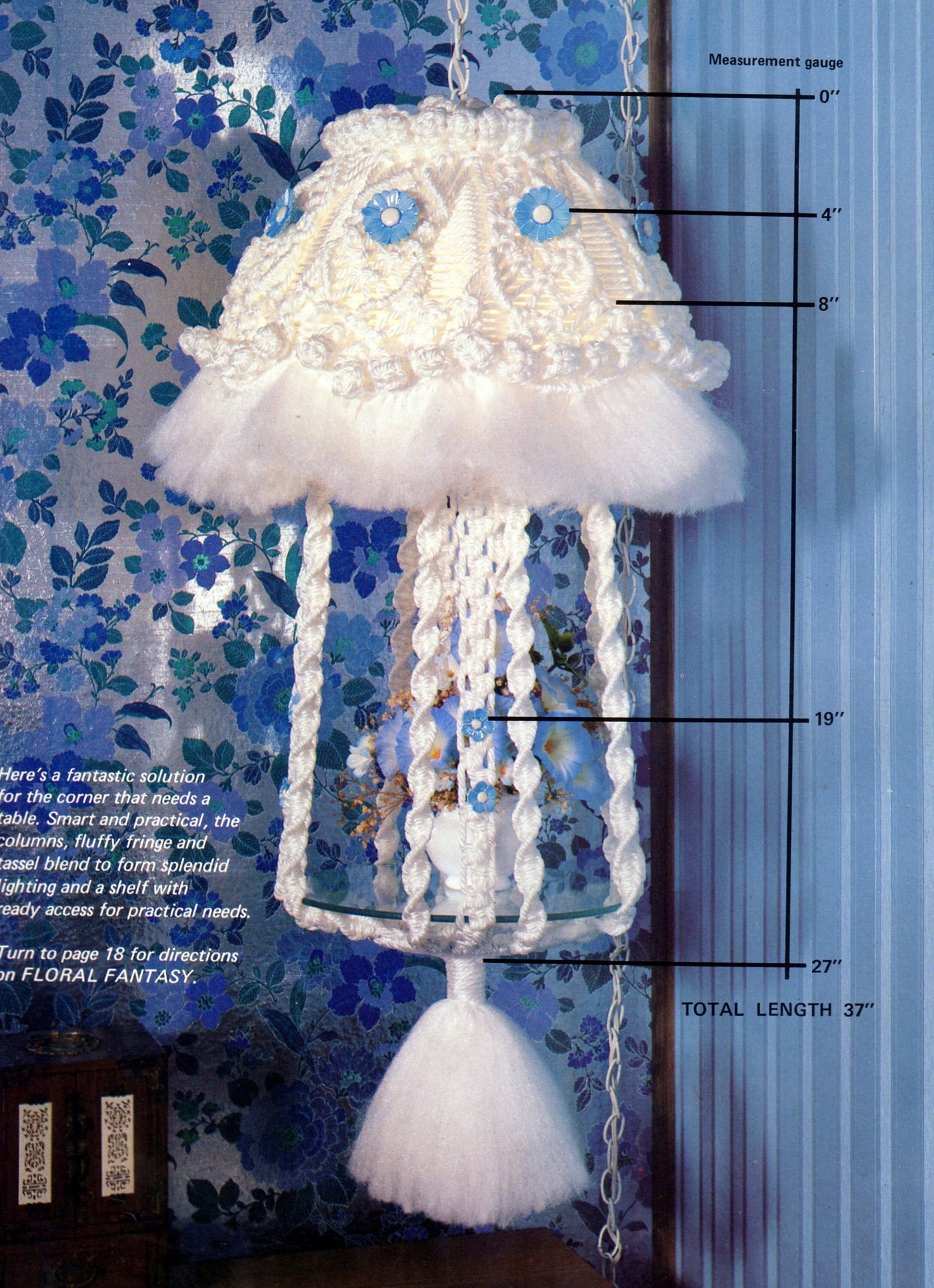 Vintage Classic Macrame Book Retro 1970s Macrame Patterns PDF Instant Download Plant Hangers Lampshades Fountain Bird Cage How Instructions