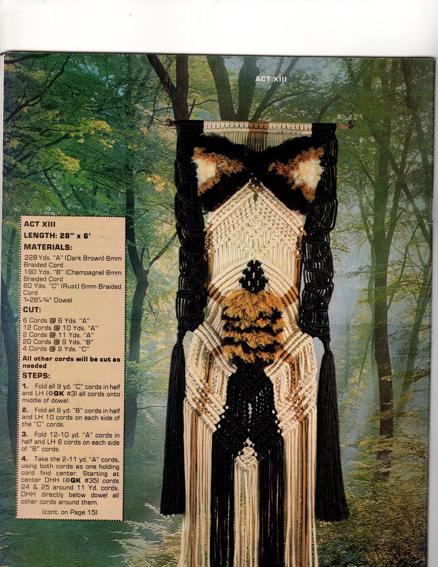 Vintage Vol 2 Classics Macrame Premiere Patterns Book PDF Instant Digital Download Star Designs Hanging Tables Birdcage 70 Qwik Knots !