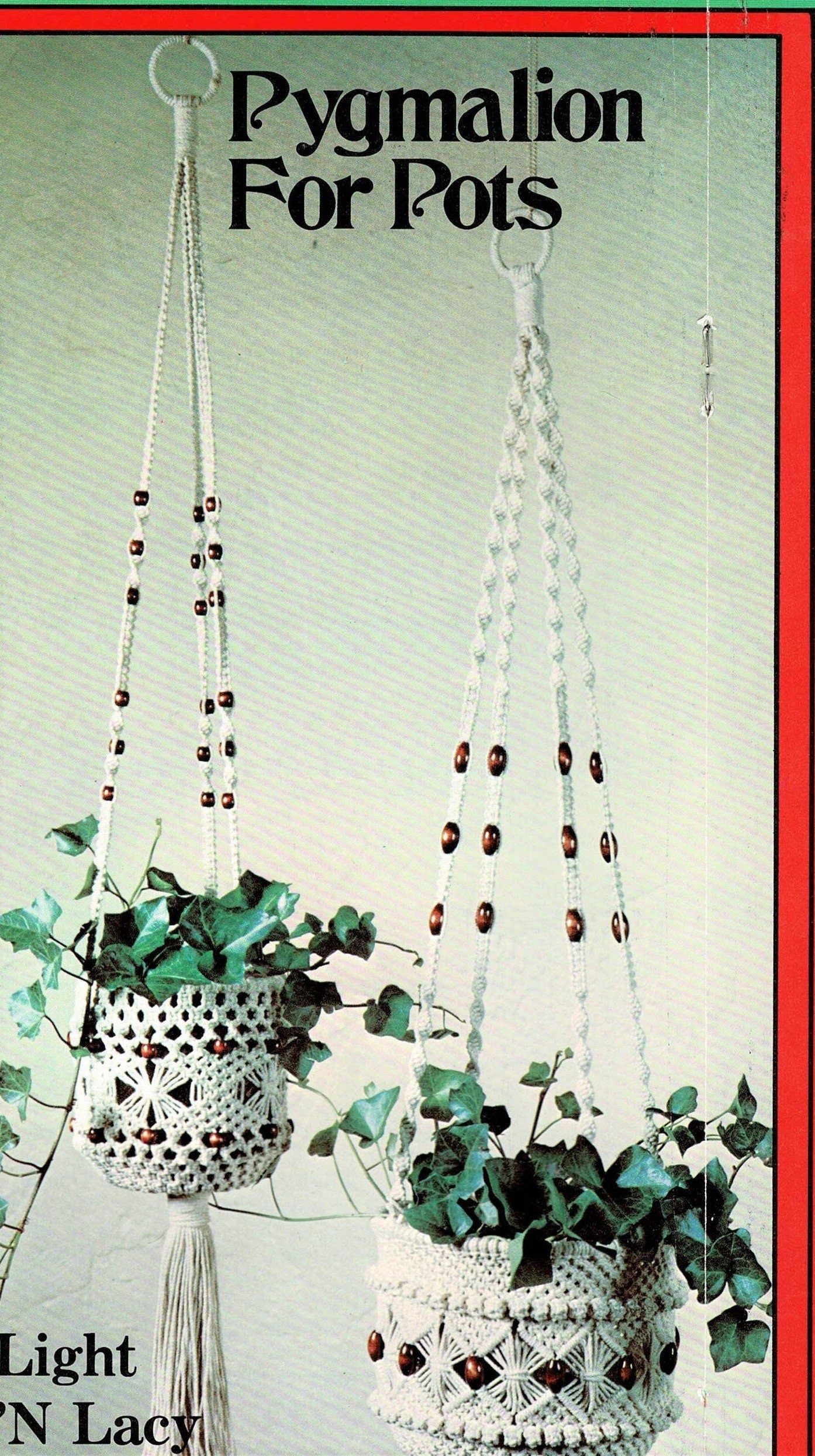Vintage Macrame Patterns Fancy Knots Macrame Lace Purses Handbags Plant Hangers PDF Instant Digital Download 14 Projects