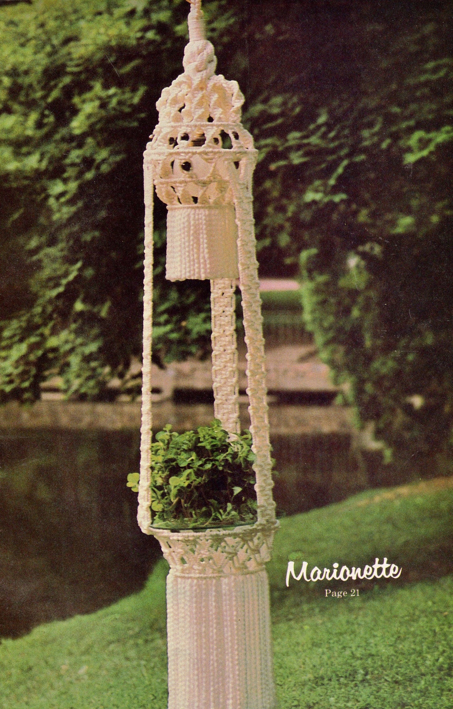 Vintage Macrame Elegance V Patterns Book PDF Instant Digital Download 20 Projects 1970s Wall Art Pot Hangers Plant Holders Knotwork