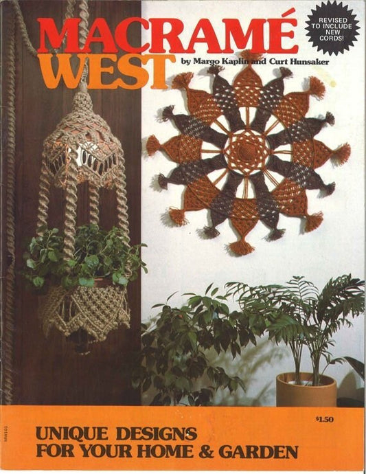 Vintage Macrame West Patterns Owls Plant Pot Hanger Globe Hangers Navajo Designs Book PDF Instant Digital Download Knots How To Instruction