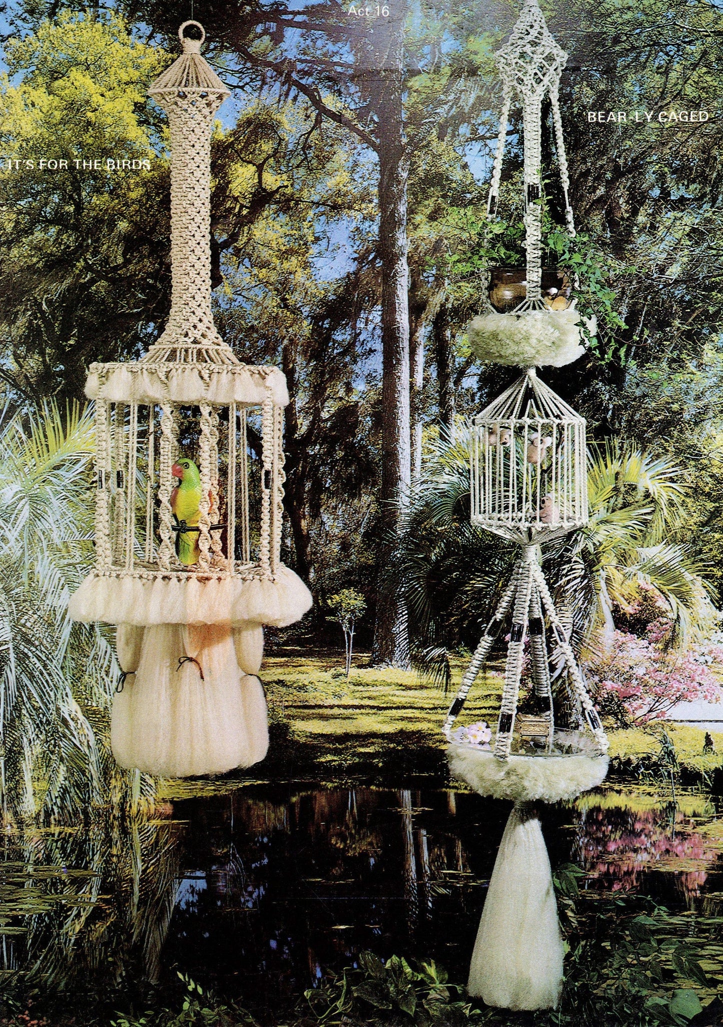 Vintage Macrame Pattern Macrame Premiere Vol 1 Classics PDF Instant Digital Download Star Designs Hanging Tables Bird Cage Retro Knotwork