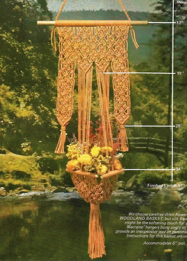 Vintage Delightful Christmas Macrame Patterns Book Retro PDF Instant Digital Download Wall Hangings Plant Pot Holders 14 Projects