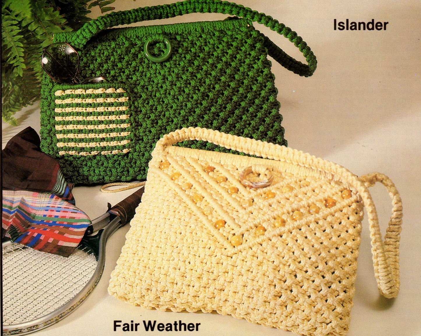 Vintage Macrame Purses Patterns Purses A La Macramé Book 1970s 16 Bags Handbag Purses Clutches PDF Instant Digital Download Retro Knotwork