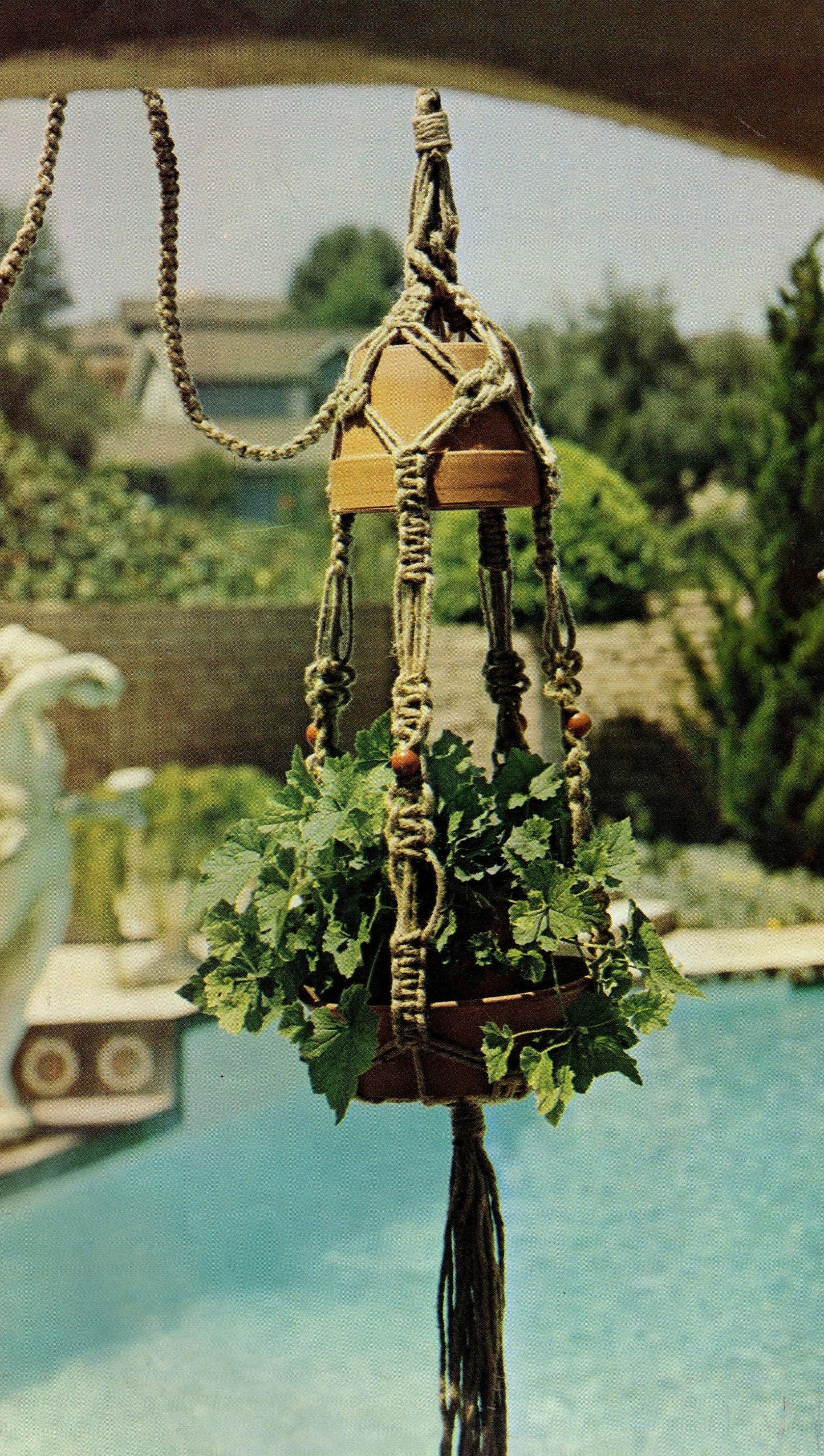 Vintage Easy To Make Macrame Pot Hangers Patterns 1970s Book PDF Instant Digital Download All Plant Pot Hangers 13 Projects Retro Knotwork