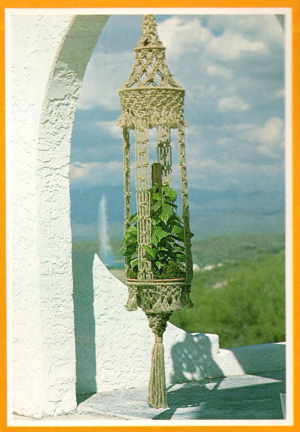 Vintage Macrame West Patterns Owls Plant Pot Hanger Globe Hangers Navajo Designs Book PDF Instant Digital Download Knots How To Instruction