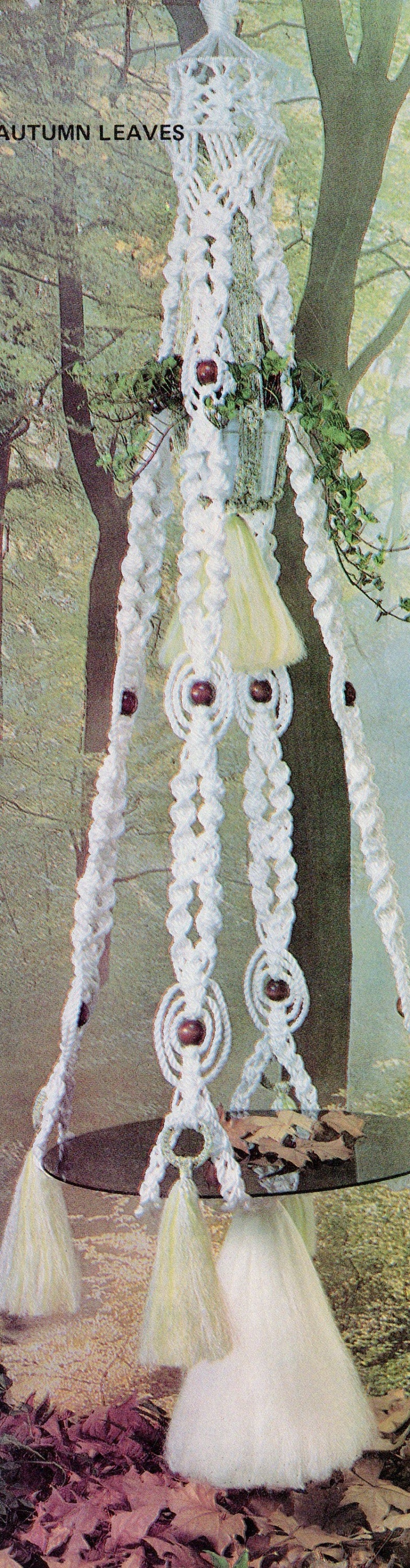Vintage Macrame Pattern Macrame Premiere Vol 1 Classics PDF Instant Digital Download Star Designs Hanging Tables Bird Cage Retro Knotwork