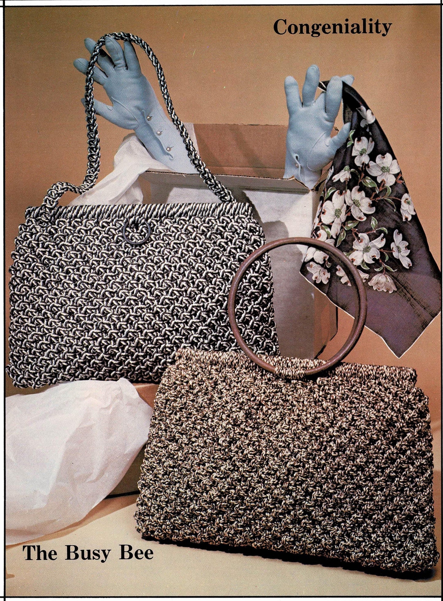 Vintage Macramé Designs Patterns Book Designer Bags Purses Handbags PDF Instant Download Macrame Purse News 16 Designs How To Knotwork 1979