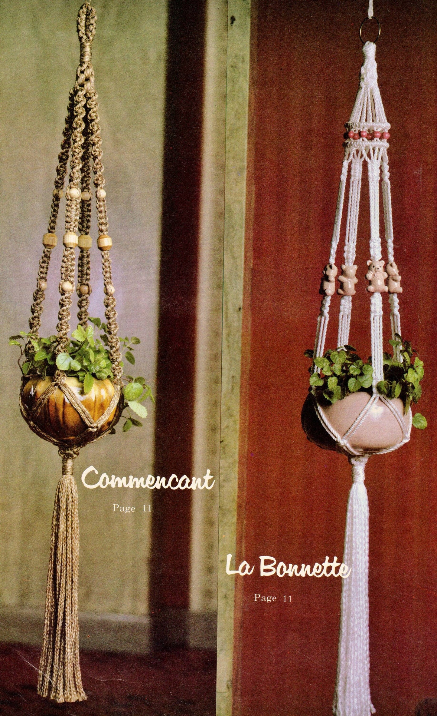 Vintage Macrame Elegance VI Patterns Book PDF Instant Digital Download 13 Projects 1980 ALL Pot Plant Hangers Holders Hangings Knotwork !