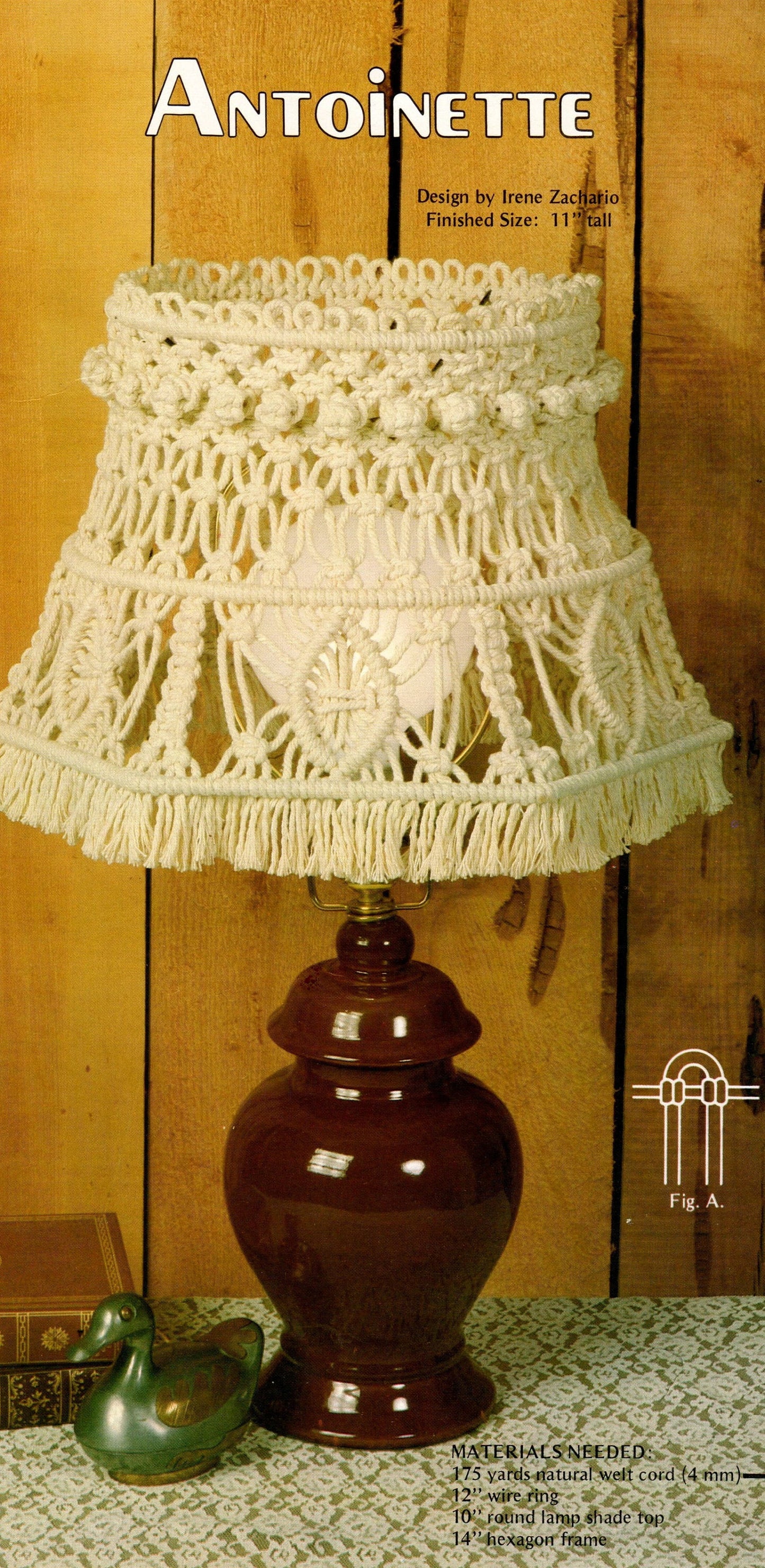Vintage Illuminating Macrame Patterns Book PDF Instant Digital Download ALL Lighting Projects Table and Swag Lamps Lighted Hanging Planters