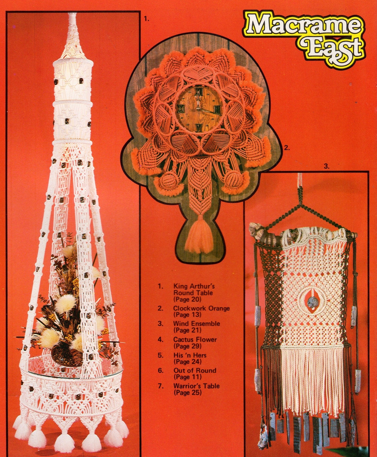 Vintage Macrame East Pattern eBook PDF Instant Digital Download How To Instructions Asian Gothic Medieval Fantasy Inspired Macrame Projects