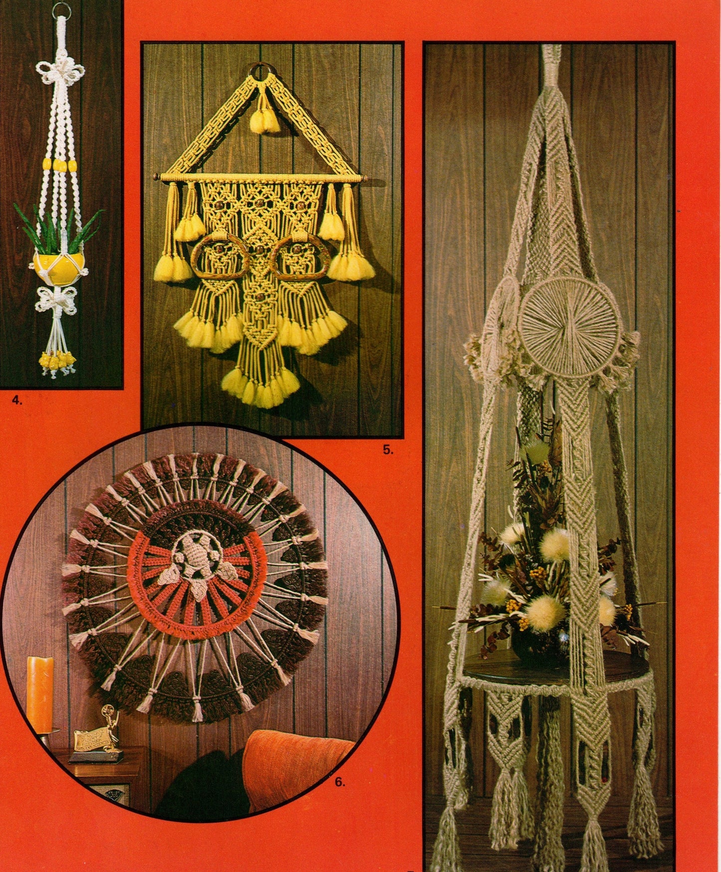Vintage Macrame East Pattern eBook PDF Instant Digital Download How To Instructions Asian Gothic Medieval Fantasy Inspired Macrame Projects