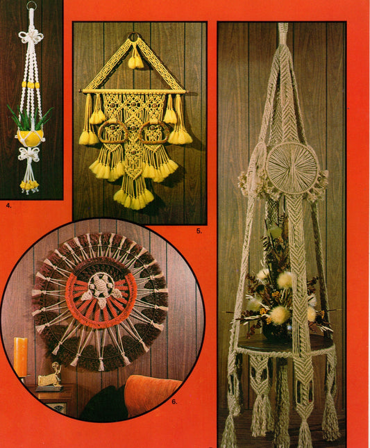 Vintage Macrame East Pattern eBook PDF Instant Digital Download How To Instructions Asian Gothic Medieval Fantasy Inspired Macrame Projects