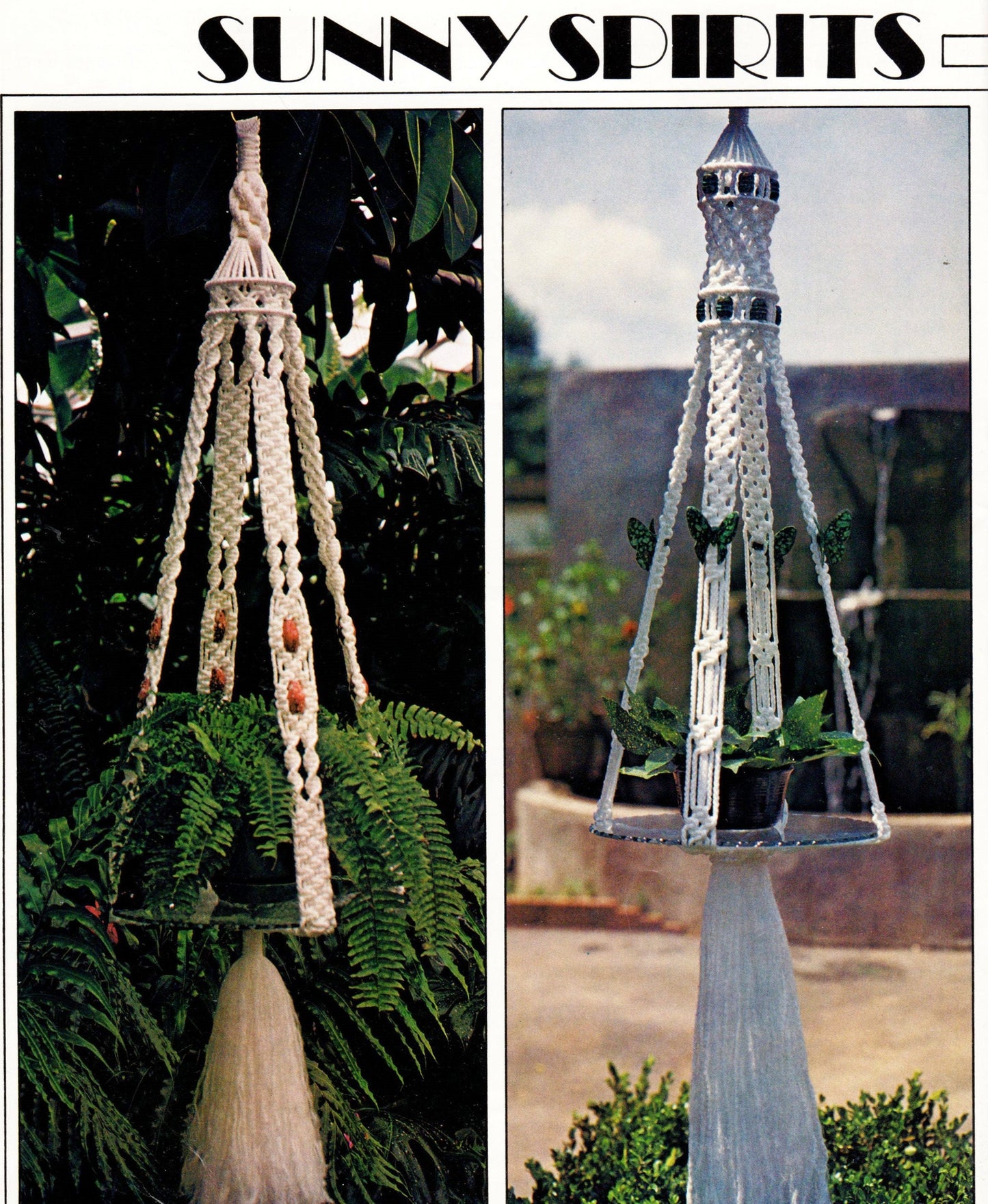 Vintage Spotlight On Macrame Patterns eBook Retro 1980 Printable PDF Instant Digital Download Hanging Lighted Tables Swag Lamps 16 Projects