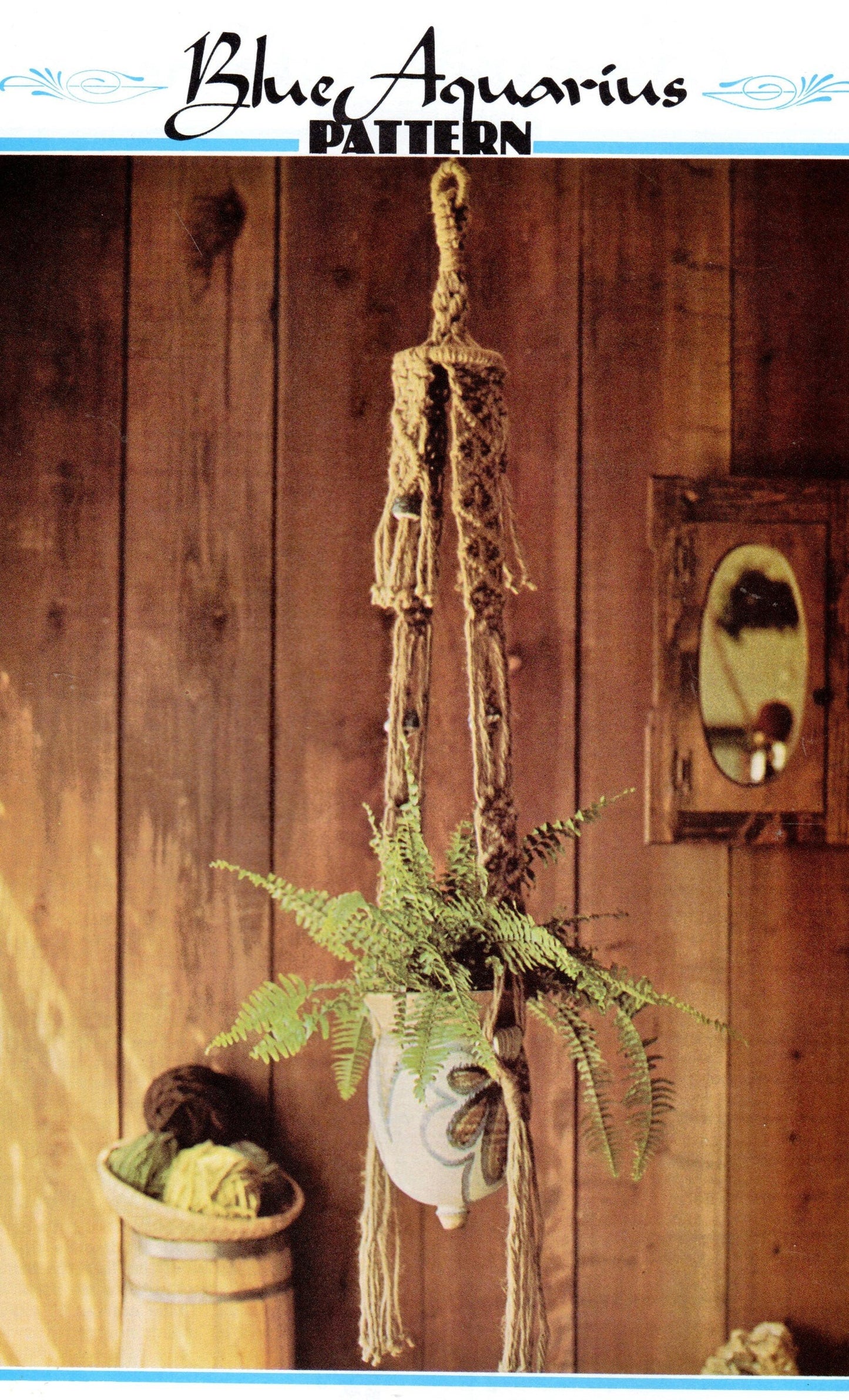Vintage Julianos Hang It All Book 1 Macrame Patterns eBook PDF Instant Digital Download 9 Original Unique Projects Pot Hangers Wall Hanging