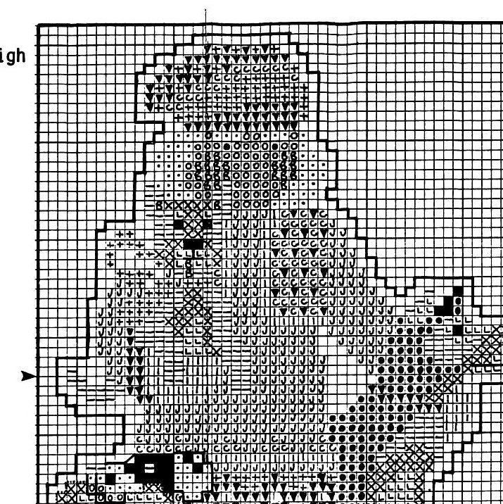 Vintage Cross Stitch Pattern 5" Canine Santa Claus Dog Lover Ornament Christmas Tree Trim PDF Instant Digital Download Perforated Paper