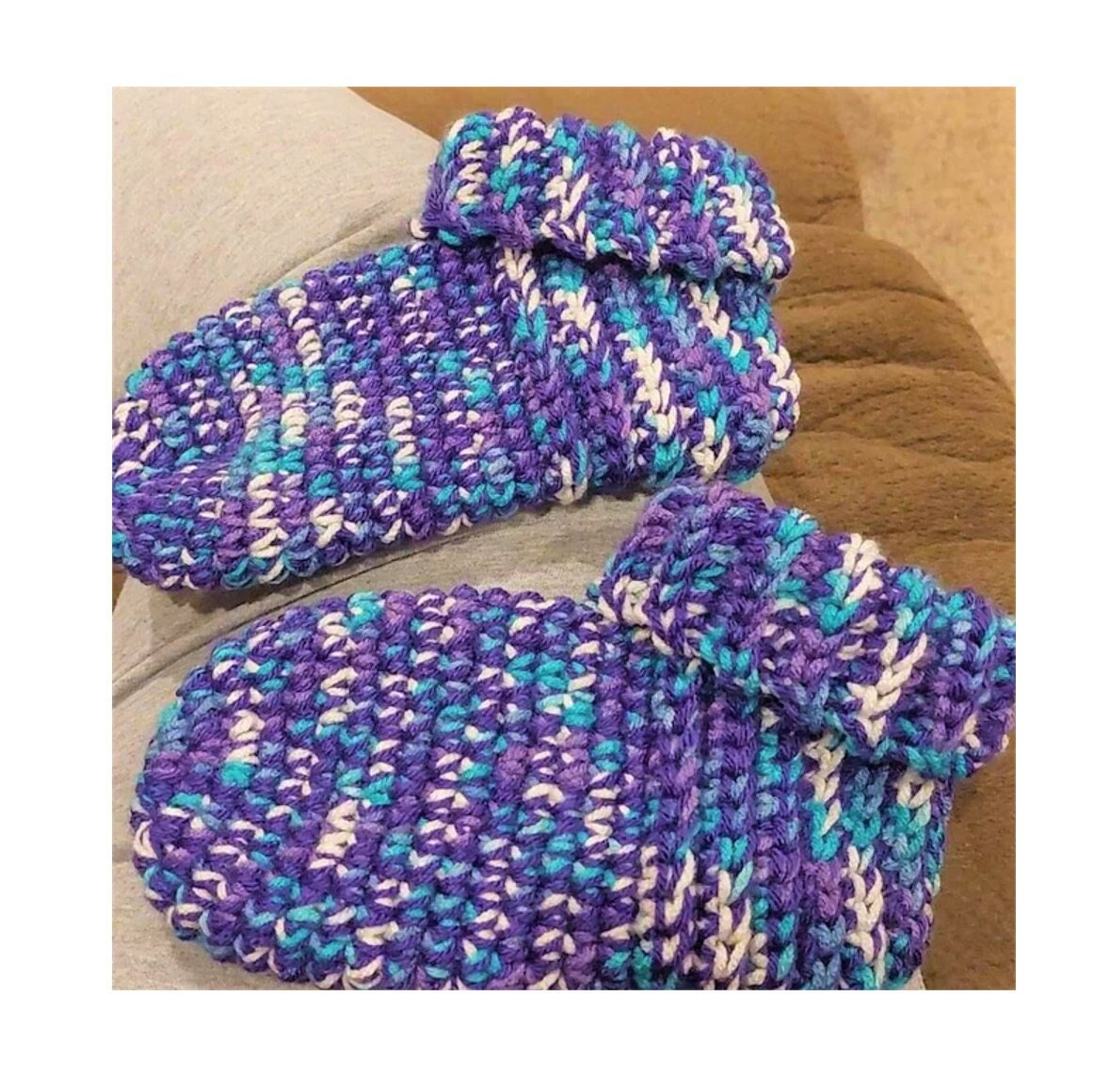 Vintage Crochet Patterns Easy Quick Simple Family Slipper Socks PDF Instant Digital Download Retro Womens Mens Childrens House Socks