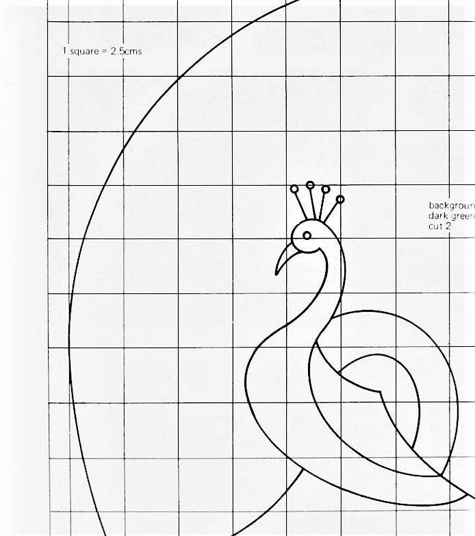 Vintage Sewing Pattern Peacock Tea Cosy Felt Applique Tea Pot Cover Cozy PDF Instant Digital Download Exotic Bird Embroidery