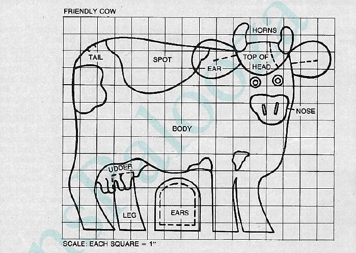 Vintage Sewing Pattern Farmhouse Friends Barnyard Animal Pillows PDF Instant Digital Download Plush Patchwork Applique Cushions 5 Designs