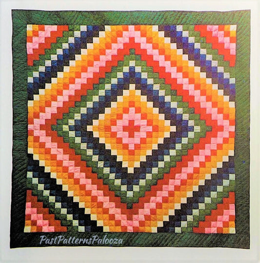 Vintage Sewing Pattern Trip Around The World Quilt Antique Patchwork PDF Instant Digital Download c. 1910 Classic Traditional Design