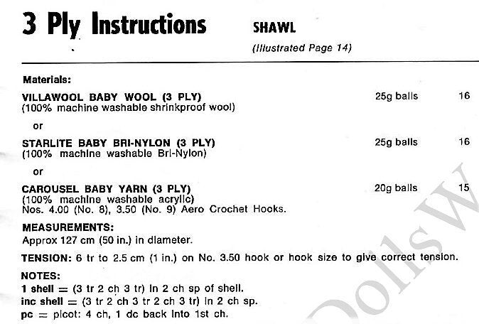 Vintage Crochet Pattern 50" Lacy Picot Shell Stitch Round Baby Shawl Blanket Circular Circle PDF Instant Digital Download 3 Ply