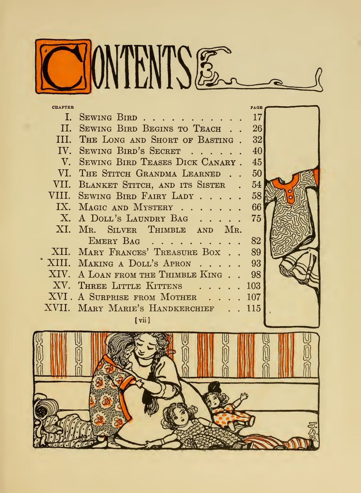 Vintage Sewing Patterns 16" Dolls The Mary Frances Sewing Book c. 1913 Printable PDF Instant Digital Download eBook Patterns and Storybook