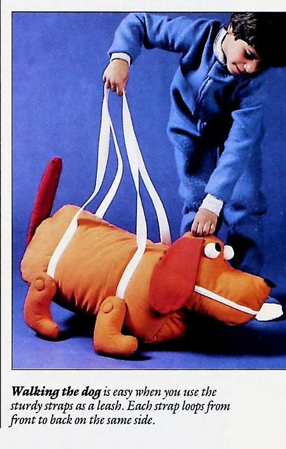 Vintage Sewing Pattern Cute Animal Tote Bag Carry-Alls PDF Instant Digital Download Puppy Dog Alligator Frog Carry Bags