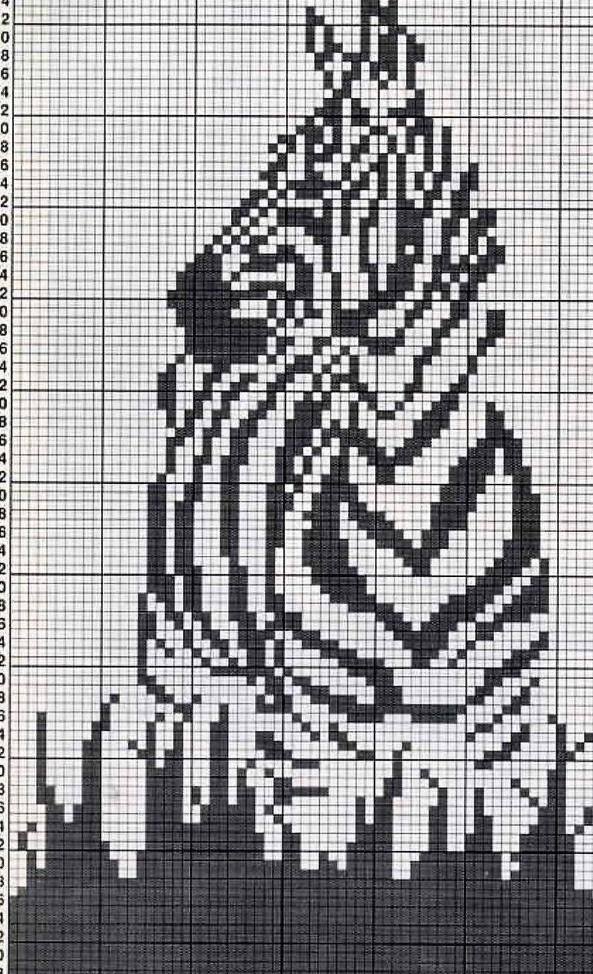 Vintage Crochet Pattern Zebra Afghan PDF Instant Digital Download Wild Animal Jungle Africa Safari Blanket or Wall Hanging 46x61 10 Ply