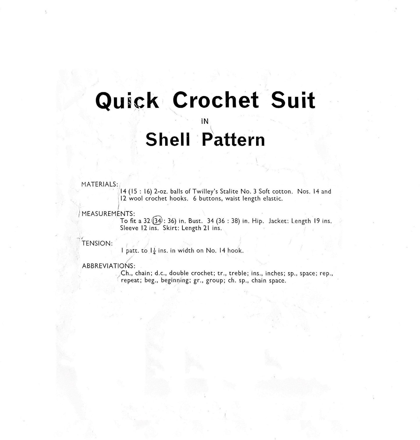 Vintage Quick Crochet Pattern Womens Twiggy Lace Shell Suit Jacket Skirt Set PDF Instant Digital Download 60s Easy Beginners Outfit