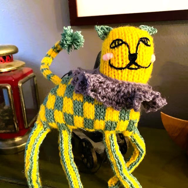 Vintage Knitting Pattern Knit Mod Menagerie Animals PDF Instant Digital Download 1968 Knitted Funky Hippie Psychedelic Amigurumi Soft Toys
