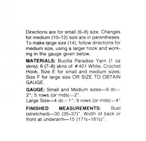 Vintage Crochet Pattern Womens Eyelet Camisole Top Lacy Summer Cami Sun Tank PDF Instant Digital Download Retro '70s Boho Chic 4 Ply