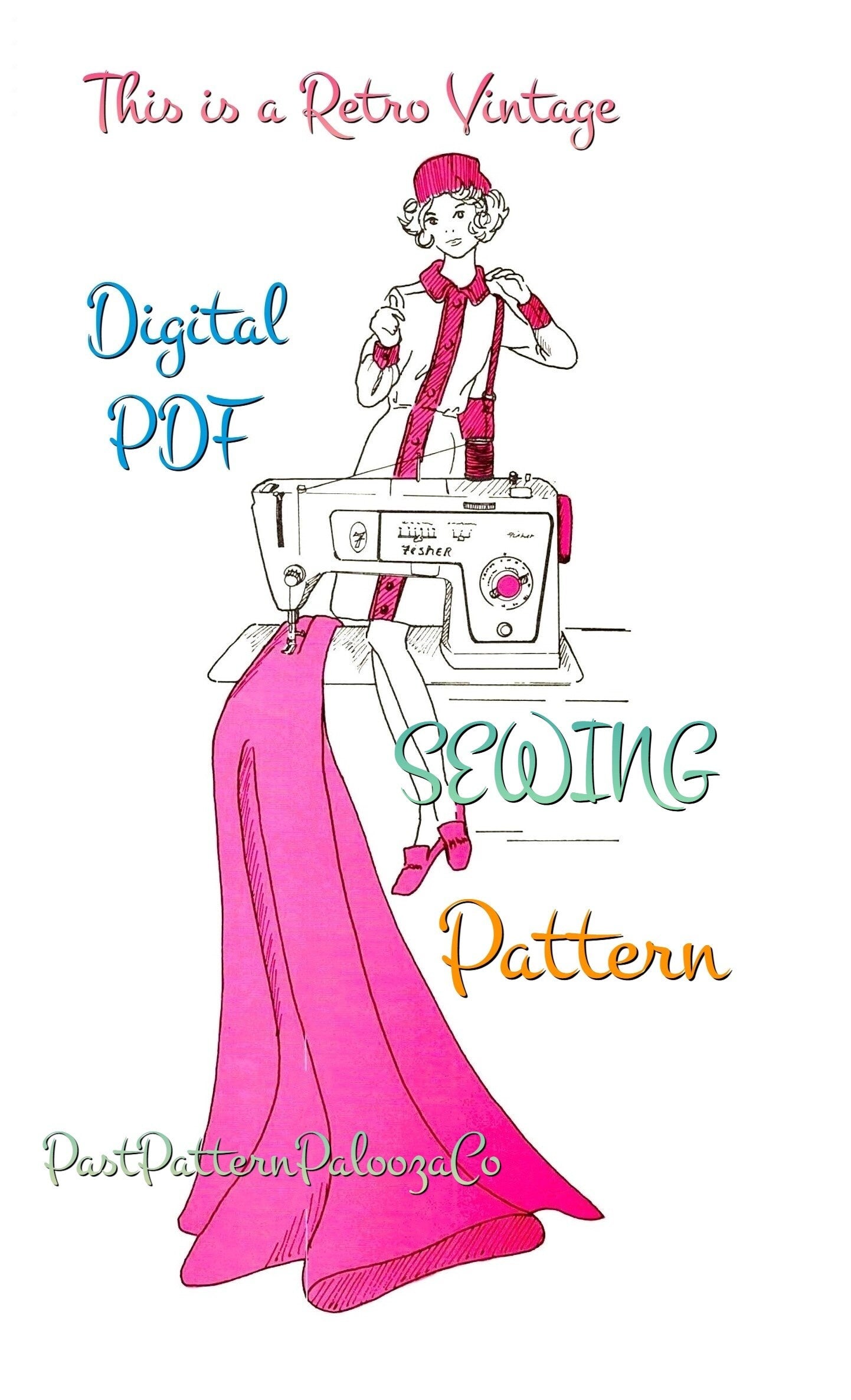 Vintage Sewing Pattern Angel Kitchen Bag Holders Catchers with Seasonal Aprons PDF Instant Digital Download Fabric Plastic Bag Organizers