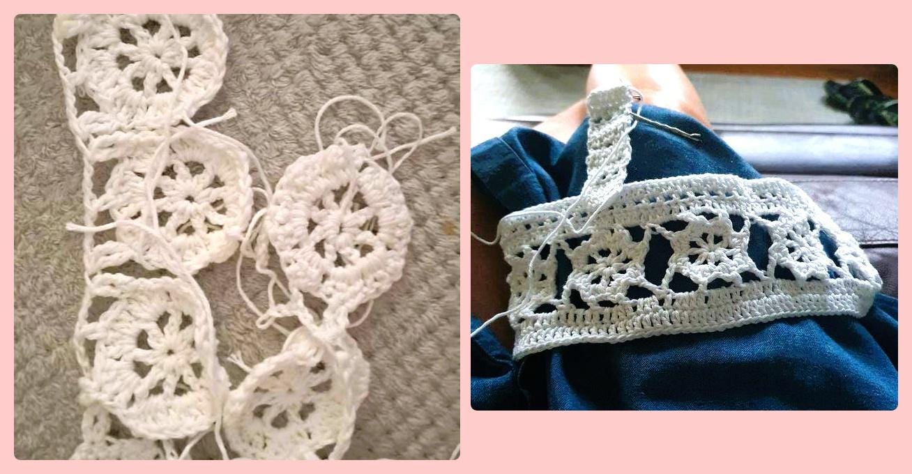 Vintage Crochet Pattern Toddler Girl Flower Blossom Top Yoke Sun Dress PDF Instant Digital Download Sewn Skirt 24m 2T 2 Years 4 Ply