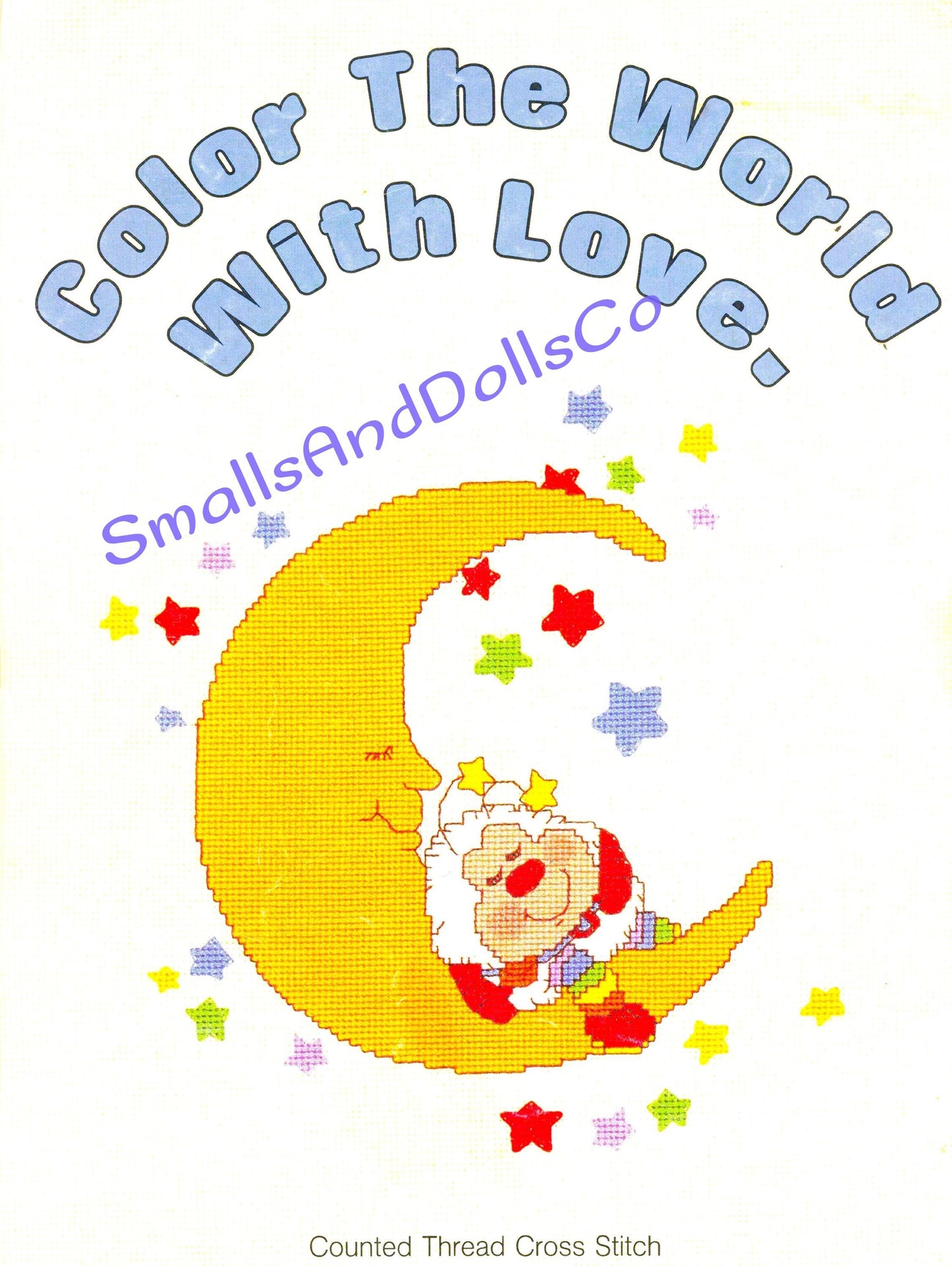 Vintage Cross Stitch Pattern Rainbow Brite PDF Instant Digital Download Retro 80s 21 Designs